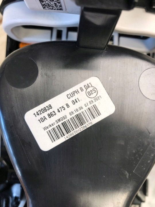 ПОДСТАКАННИК ТОННЕЛЯ VW ID3 ID.3 10A863475B 10A947145B, фото 7