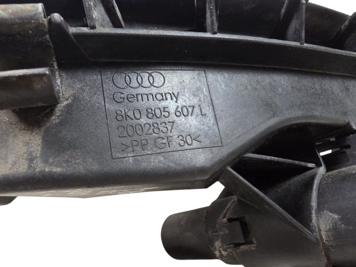 AUDI A4 B8 НАПРАВЛЯЮЩАЯ МОЛДИНГ ПОД ФАРУ ЛЕВЫЙ LEWĄ + ОМЫВАТЕЛЬ ОРИГИНАЛ. 8K0805607L, фото 4