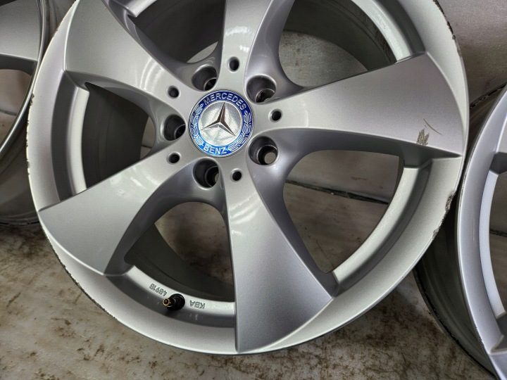 4× Литой диск Borbet A B C E M V Г. КЛАСС SL CL CLA EQV GLA GLE GLK W204 7.5" x 17" 5x112 ET 45, фото 6