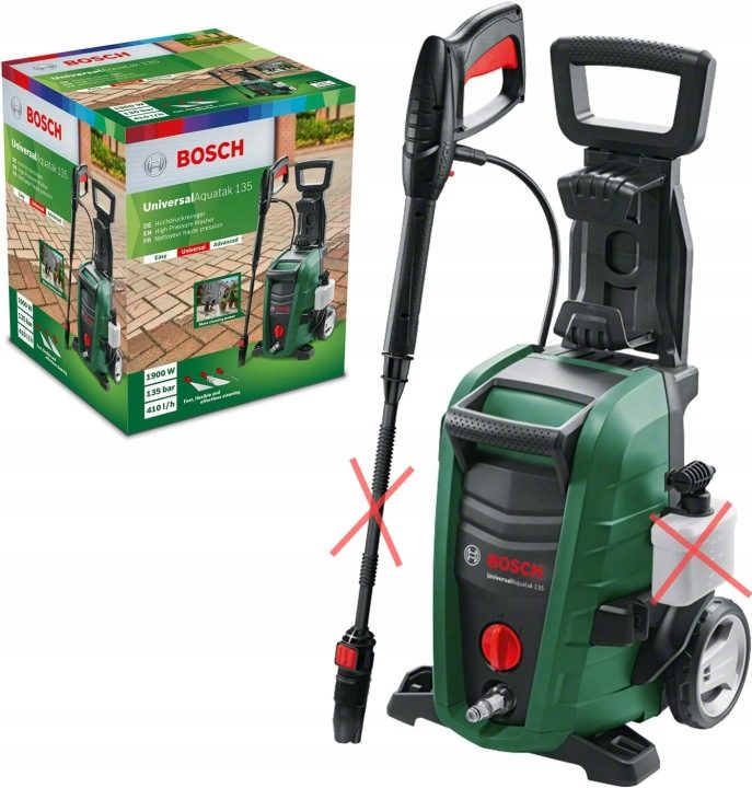 Мойка высокого давления Bosch UniversalAquatak 135 1900W 135 barów 410 l/h, фото 1