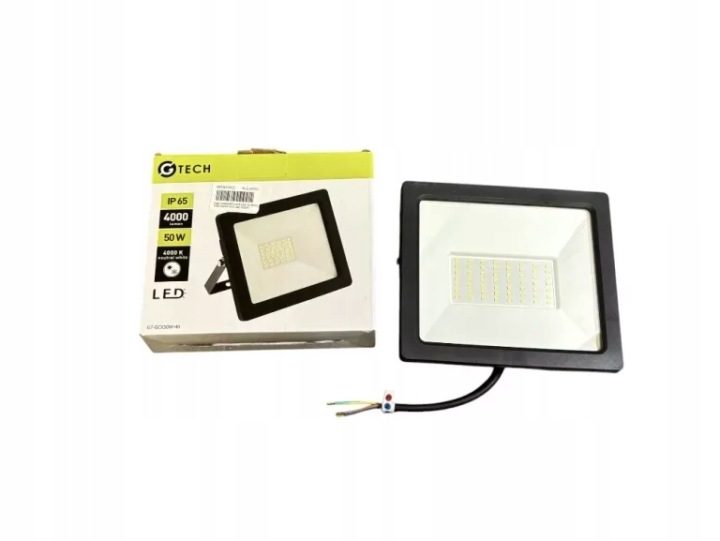 ПРОЖЕКТОР GTV G-TECH GT-GCX50W-40 LED 50W 4000lm 4000K IP65 ЧЕРНЫЙ, фото 3