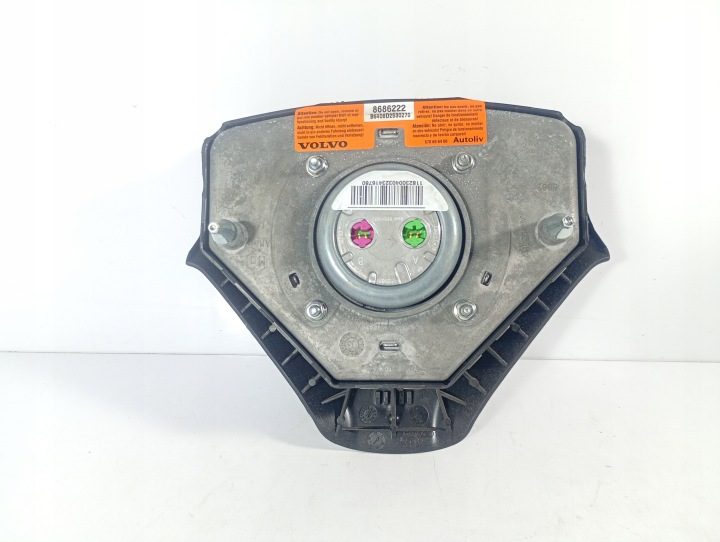 Volvo S60 1 I 00-10 подушка безопасности Airbag руля OE 8686222, фото 4