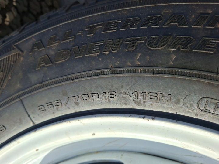LAND ROVER DEFENDER L663 КОЛЕСА ДИСКИ СТАЛЬНЫЕ 18 ДЮЙМОВ GOODYEAR, фото 9