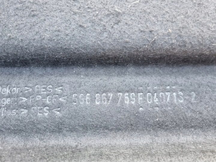 ПОЛКА ЗАДНЯЯ VW GOLF VII 7 5G0 ХЭТЧБЕК 2012-2020 5G6867769F, фото 3