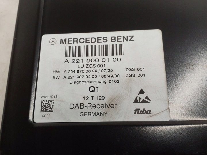 2012 Mercedes-Benz CLS C218 X218 Модуль антенны A2219000100, фото 6