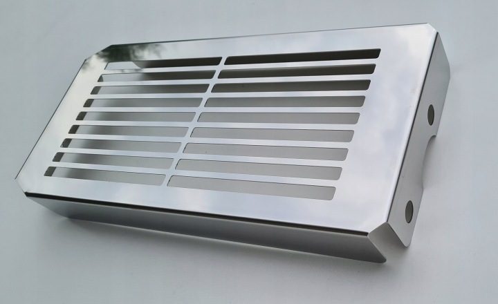 Защита радиатора Honda VT 600 1988-2008r inox, фото 6