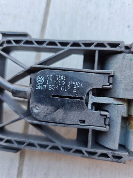 VW POLO РУЧКА ДВЕРИ НАРУЖНАЯ ПРАВАЯ ПЕРЕДНЯЯ 5N0837017E, фото 3