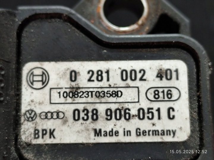 Датчик MAP SKODA OCTAVIA I (1U2) 0281002401 2.0L дизель 2006, фото 9