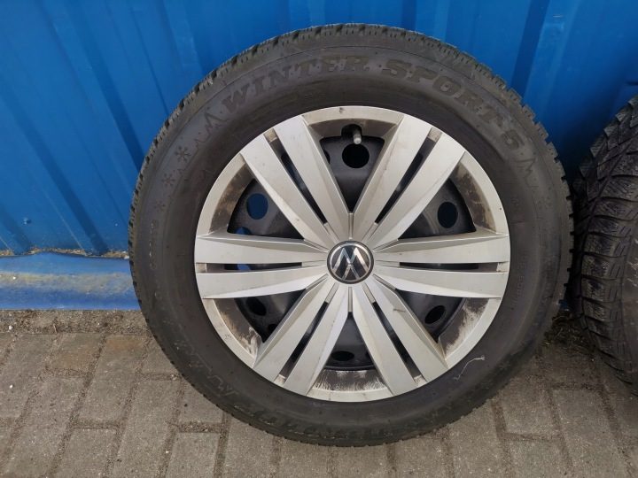 VOLKSWAGEN CADDY TOURAN VW КОЛЕСА ДИСКИ ЛИТЫЕ ДИСКИ ЗИМНИЕ ШИНЫ 205/60R16, фото 5
