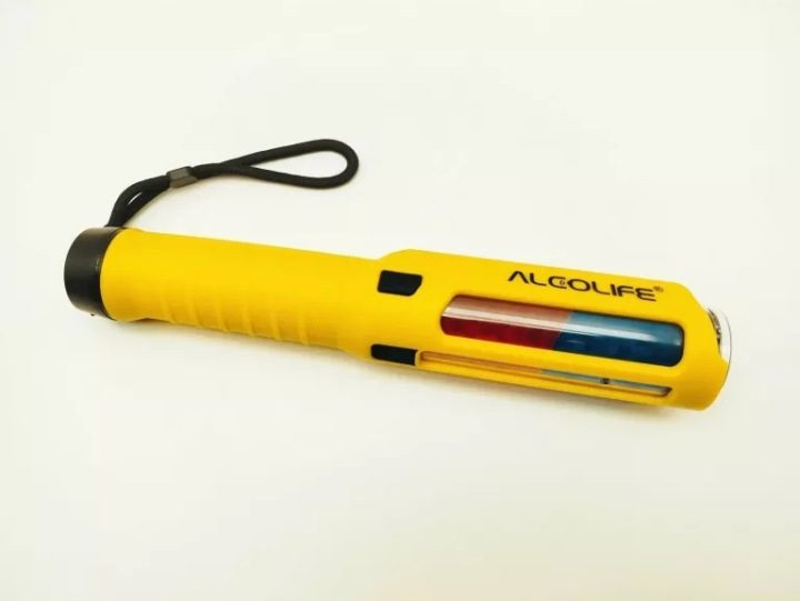 Alkomat Alcolife F8 elektrochemiczny желтый аккумуляторный 0-4 ‰, фото 5