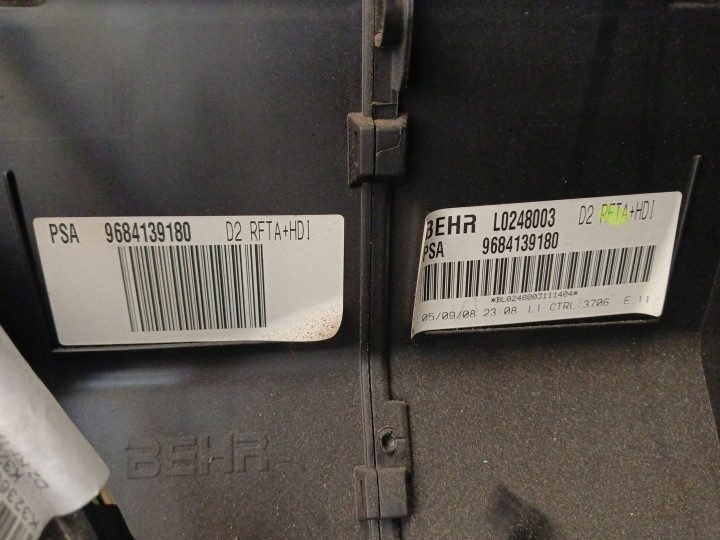 ОТОПИТЕЛЬ КОРПУС PEUGEOT 407 РЕСТАЙЛИНГ (2008-2010) 9684139180 EU, фото 6