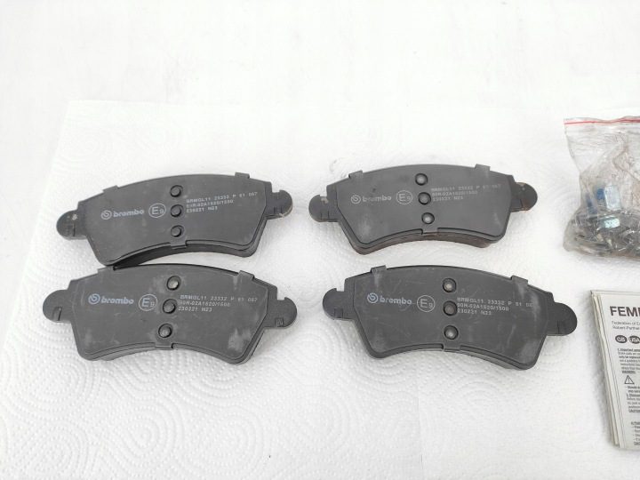 Колодки тормозные оси передние Brembo Citroen Xsara Peugeot 206 CC, фото 3