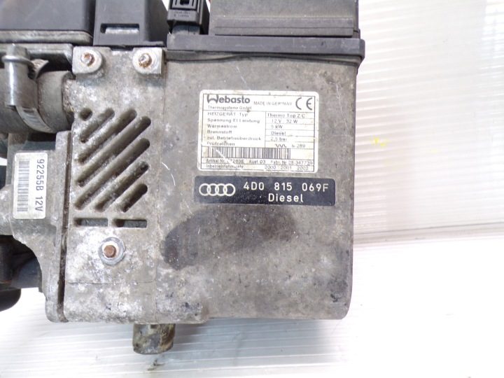 WEBASTO ПОДОГРЕВАТЕЛЬ ПЕЧКА АВТОНОМНЫЙ ОТОПИТЕЛЬ AUDI A8 D2 4D0815069F, фото 3