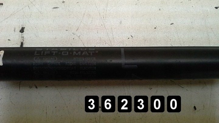 2005 Toyota Corolla Verso Кронштейны багажника крышки багажника # для tailgate, фото 2