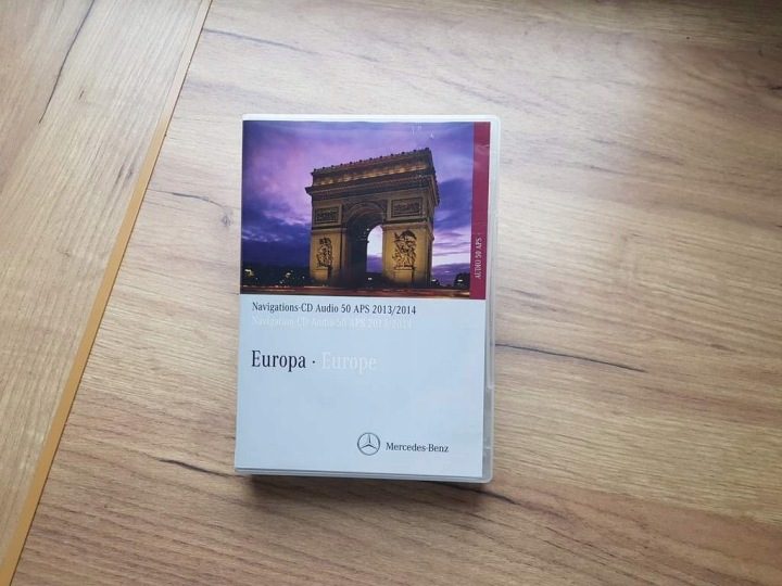 Карта для навигации Европа Mercedes-Benz E-Класс CLS SLK пластина CD/DVD, фото 2