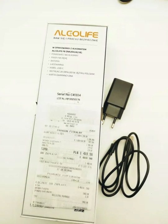 Alkomat Alcolife F8 elektrochemiczny желтый аккумуляторный 0-4 ‰, фото 2