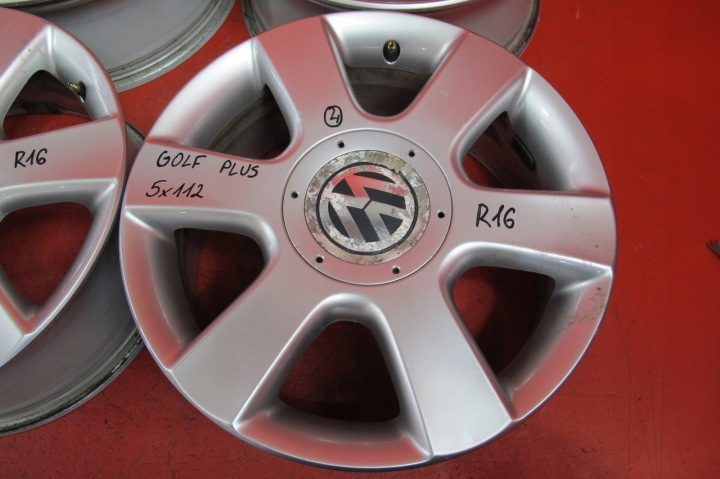 4× Литой диск Volkswagen OE 1T0601025C GOLF + 6.5" x 16" 5x120, фото 5