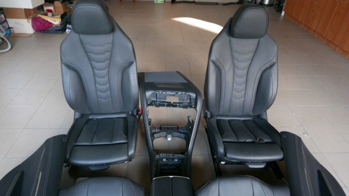 Салон кожа BMW G15 сиденья диван обшивки Sport как, фото 1