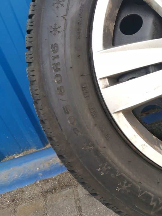 VOLKSWAGEN CADDY TOURAN VW КОЛЕСА ДИСКИ ЛИТЫЕ ДИСКИ ЗИМНИЕ ШИНЫ 205/60R16, фото 8