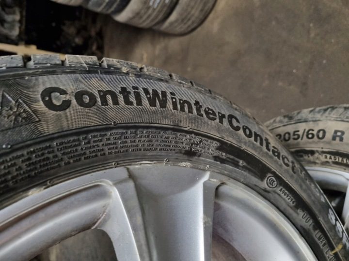 КОЛЕСА ЛИТЫЕ ДИСКИ 205/60 R16 5X120 BMW E39 КОМПЛ. ЗИМА 4 шт., фото 7