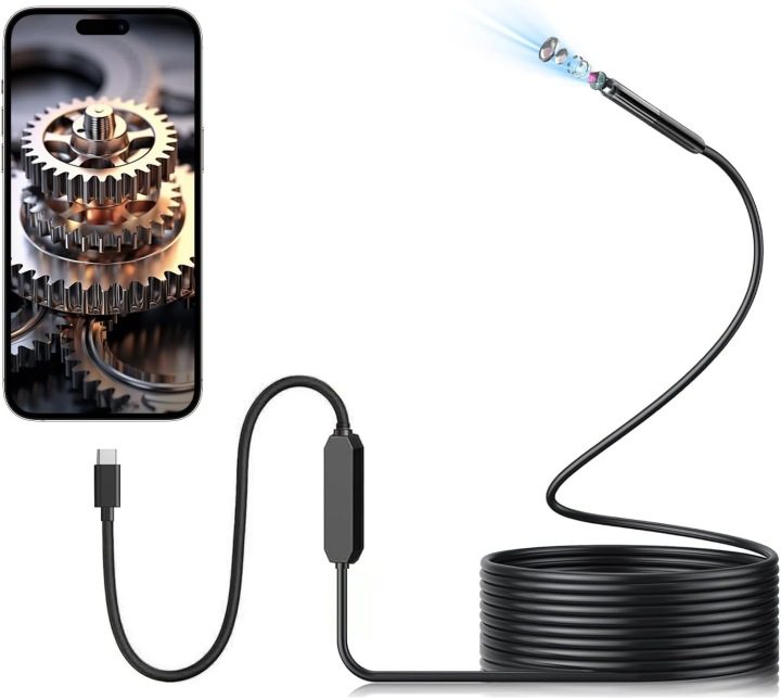 ИНСПЕКЦИОННАЯ КАМЕРА ЭНДОСКОПИЧЕСКАЯ ANDROID ТЕЛЕФОН PC 3M, фото 1