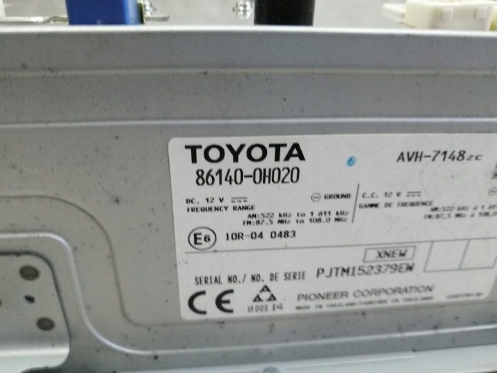 МАГНИТОЛА НАВИГАЦИЯ TOYOTA AYGO II CITROEN C1 PEUGEOT 108 86140-0H020, фото 5