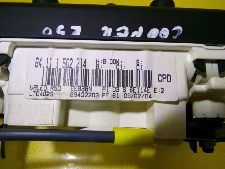Панель управления обдува кондиционера Mini One - Cooper R50 69432203 NR55, фото 7