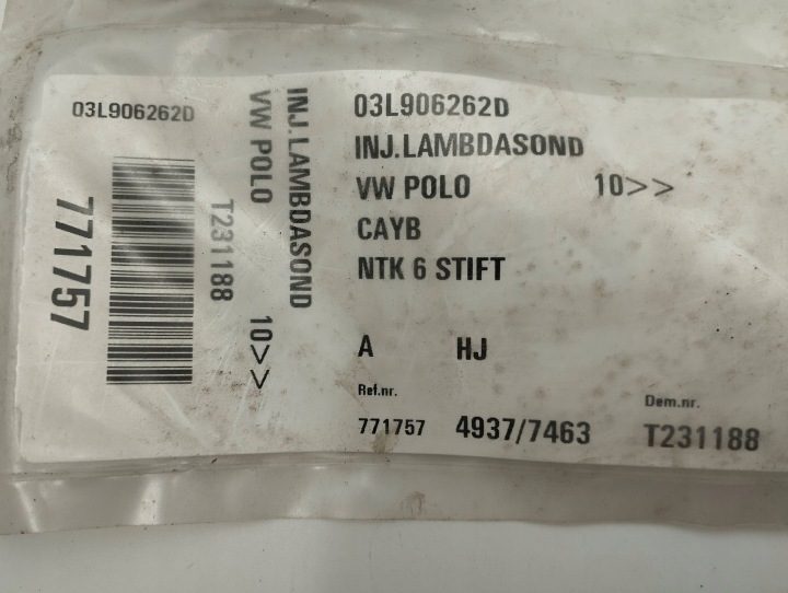Volkswagen OE 03L906262D лямбда-зонд, фото 2