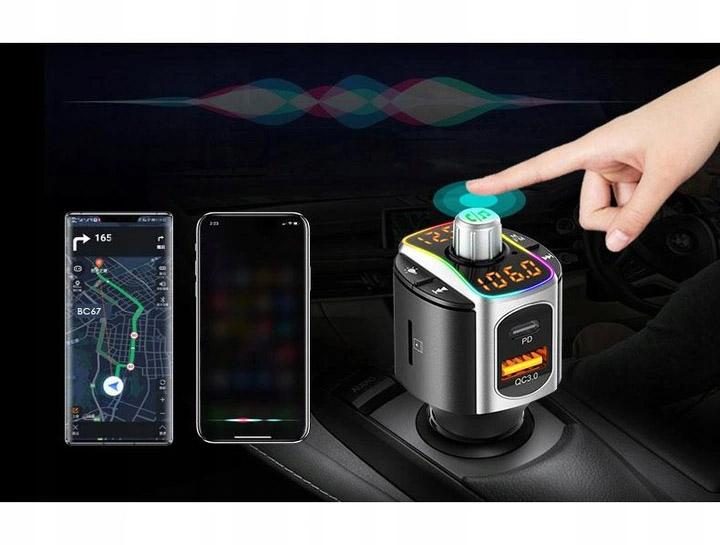 Transmiter FM Bluetooth комплект громкоговорящий FME2, фото 7
