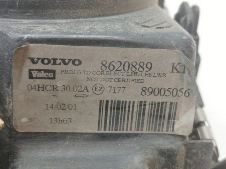 ФАРА ПЕРЕДНЯЯ ЛЕВАЯ EU 8620889 89005056 Volvo S80 I (1998-2006), фото 5