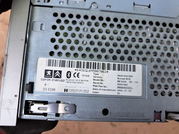 Магнитола GPS навигация заводская NG4 Citroen c5 iii x7 96664002CL, фото 4
