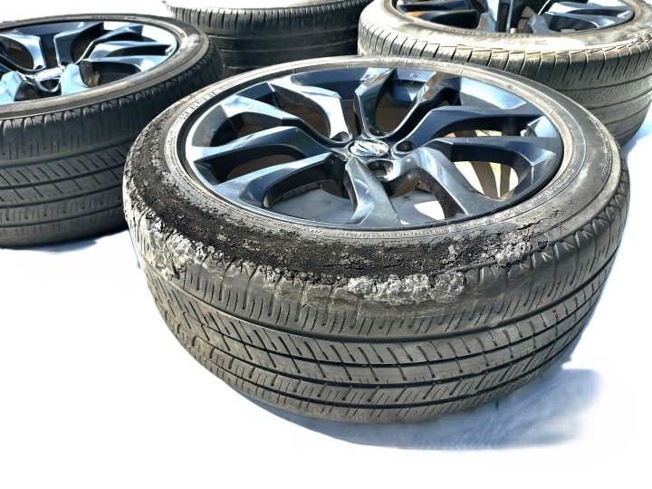 КОМПЛ. Колеса АЛЮМИНИЕВЫЕ 18" Диск NISSAN 370Z передний 8J ET43 задний 9J ET15 5x114,3 OE, фото 6