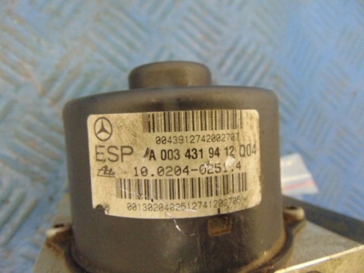 MERCEDES C КЛАСС W203 ХЭТЧБЕК 1.8B НАСОС ABS A0034319412, фото 9