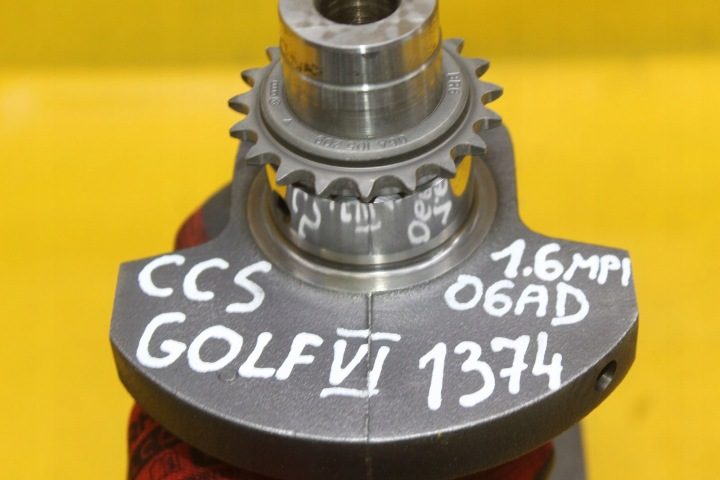 КОЛЕНВАЛ GOLF VI A3 8P A4 B7 1.6 MPI CMX 06AD, фото 13