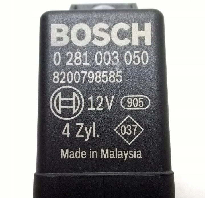 RENAULT NISSAN 1.6DCI РЕЛЕ СВЕЧЕЙ НАКАЛИВАНИЯ BOSCH 0281003050 8200798585, фото 3