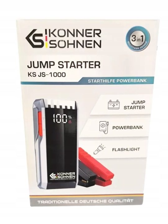 Устройство пусковое с Sprężarką KS JS-1000 Jump стартер 12000 мач, фото 1