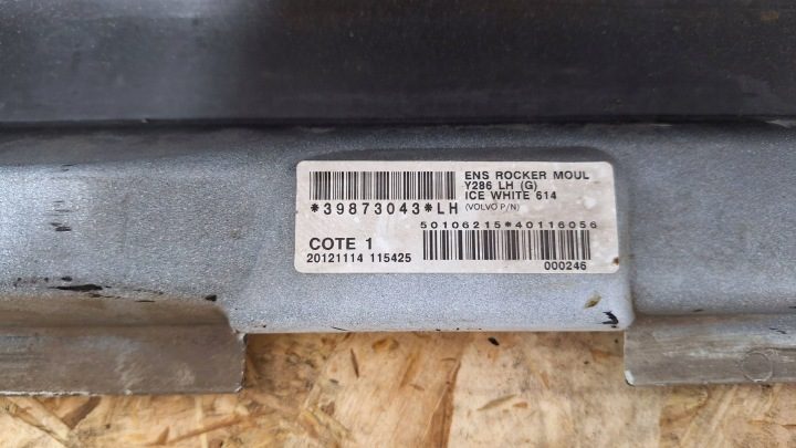 НАКЛАДКА ПОРОГ ЛЕВАЯ VOLVO V70 II 07- 39873043, фото 5