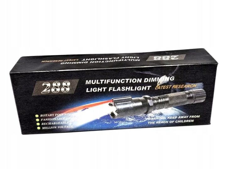 Фонарик LED Policyjna Cree + Laser LED, фото 4