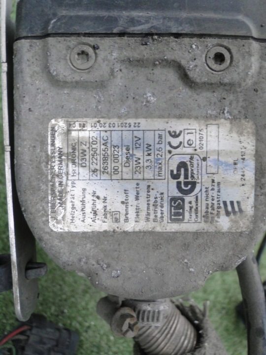 Opel Meriva A Webasto автономный отопитель В СБОРЕ 12V дизель, фото 3