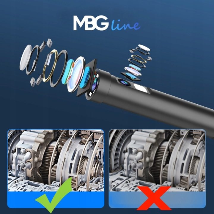 Эндоскоп MBG Line W500 DUO 5m 5.5 мм 2x FHD с модулем WI-FI, фото 5