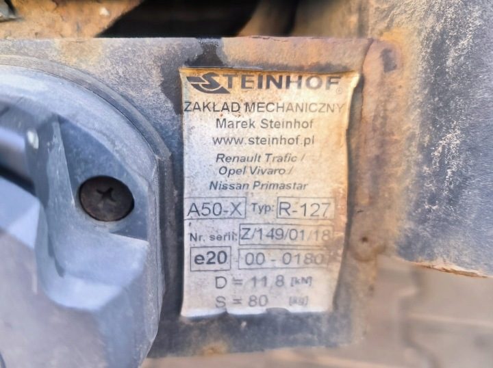 STAŁE PLUSY+HAK БУКСИРОВОЧНЫЙ +WIĄZKA13PIN7P+ADAPTER RENAULT TRAFIC2II 2001-14, фото 6