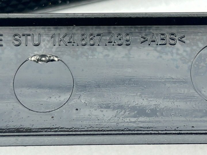 VW Golf VI молдинги декоры консоли салона, фото 3