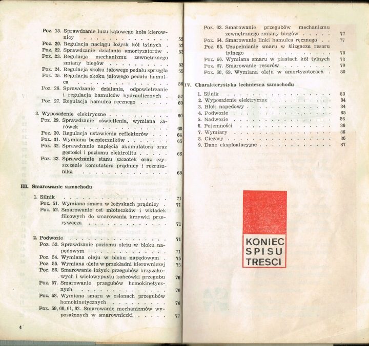 FSO Сирена 104 - Инструкция по эксплуатации [wyd. 2; 1966] DB-, фото 4