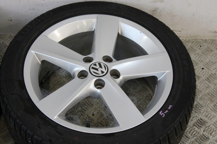 КОЛЕСА ЛИТЫЕ ДИСКИ 215/45 R16 ET46 VW POLO V 5 6R0 6R, фото 3