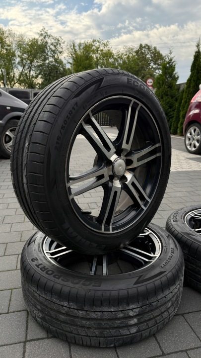 Колеса 215/50 r17 5x100 литые диски et32 Audi Seat Skoda VW, фото 7