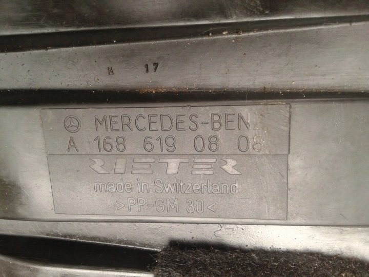 Ванна ниша запасного колеса Mercedes W168 A-Класс 97-04 A1686190808, фото 8