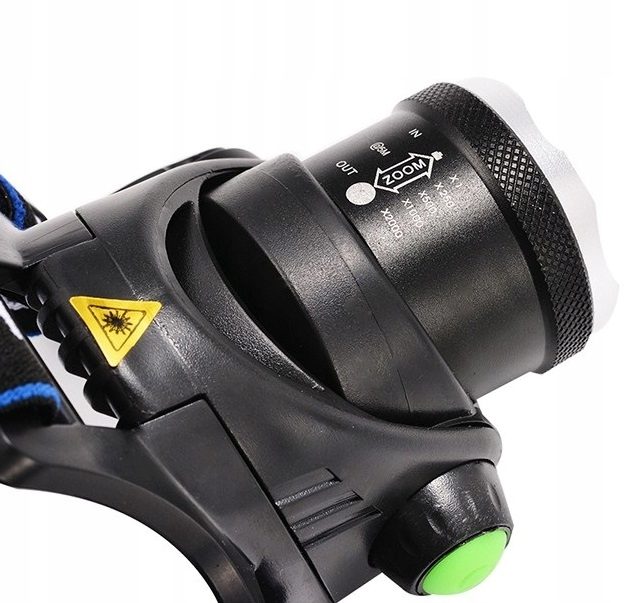 НАЛОБНЫЙ ФОНАРЬ LED ЗУМ CREE XM-L T6, фото 5