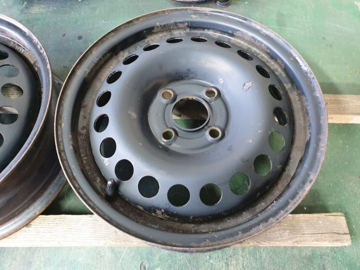 4× Штампованный диск Opel OE 5.0" x 14" 4x100 ET 38, фото 5