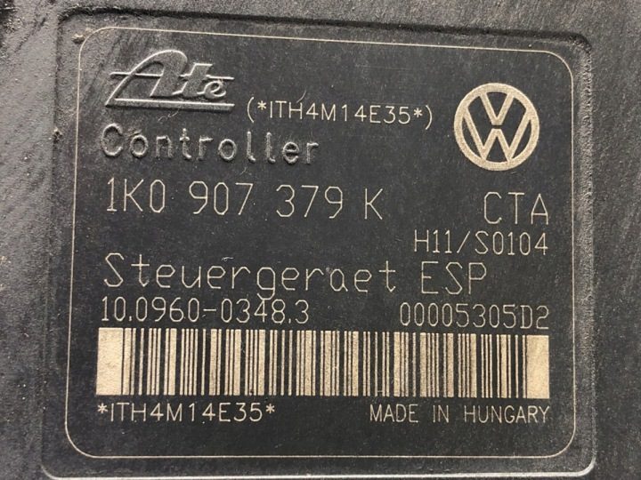 НАСОС ABS AUDI A3 8P 1K0907379K 1.9 105 л.с. 03-13, фото 4