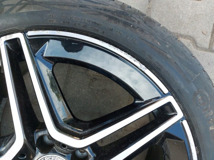 MERCEDES W177 Колесо алюминиевое диск Conitnental EcoContact6 225/45R18, фото 4